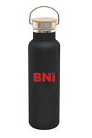 20oz. Stainless Steel Insulated Vacuum Bottle w/Bamboo Lid